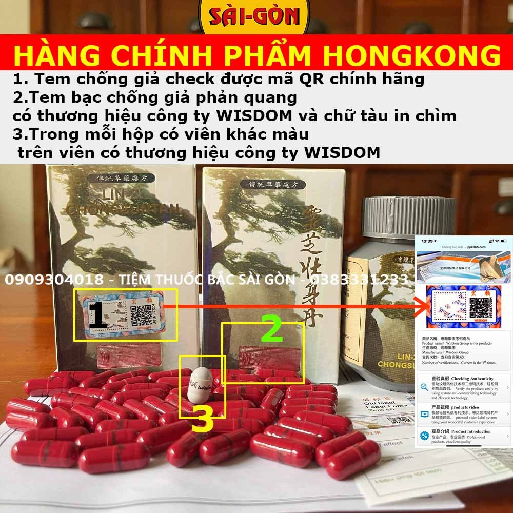 Linh Chi Tráng Thân Đơn - Hàng Nhập Khẩu CHÍNH HÃNG - Hỗ Trợ Tăng Cân  Hộp 50 viên