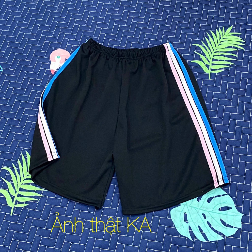 Quần Đùi Short Ba Sọc Quần Short Unisex Nam Nữ Siêu rẻ