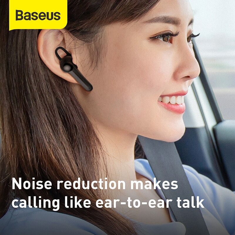 Tai nghe Bluetooth Baseus Encok A05 (Bluetooth 5.0, Vehicle-mounted Magnetic Charging Dock, Noise reduction Microphone)