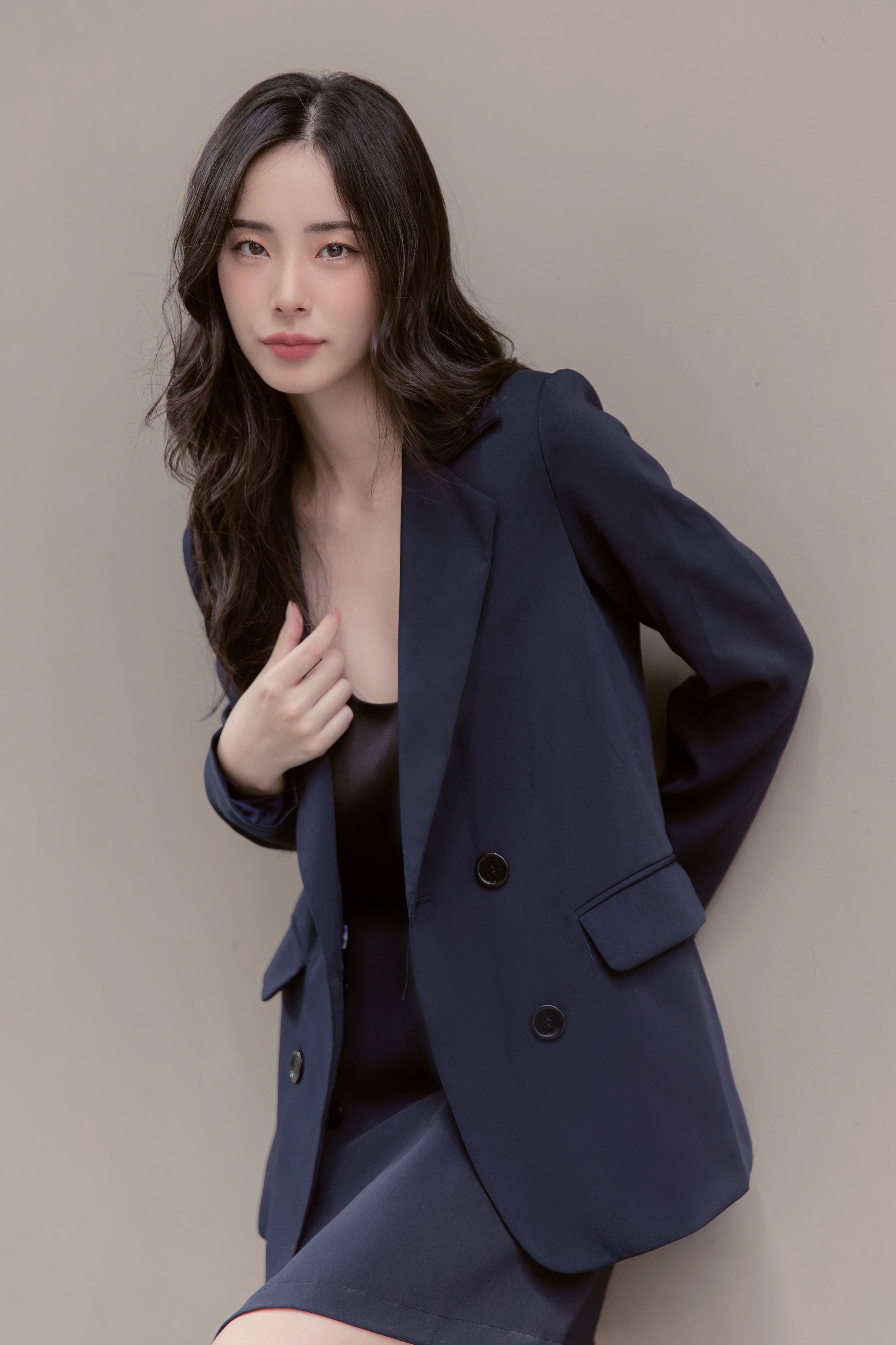 Maiimer - Chân váy xanh navy Jade
