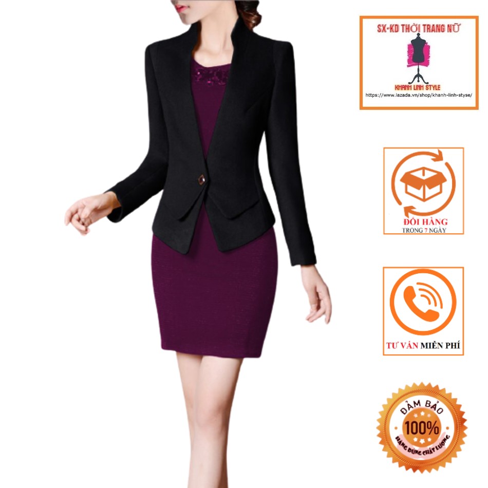 [4.4 Hoàn tiền 15%][HCM]Áo vest nữ công sở sang trọng – MS0024AK