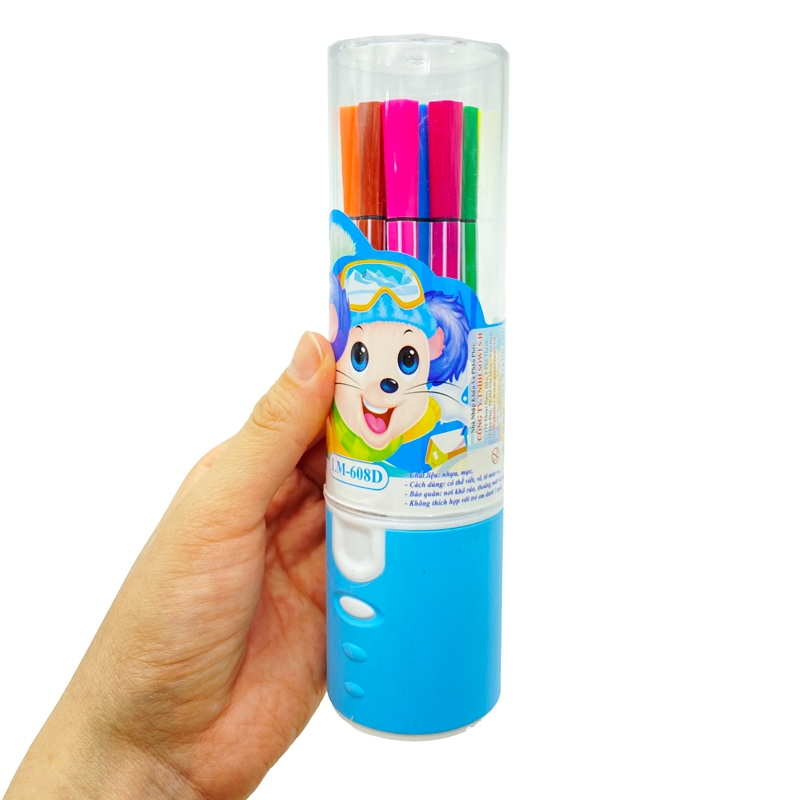 Hộp Viết Lông 12 Màu Gstar 608-12