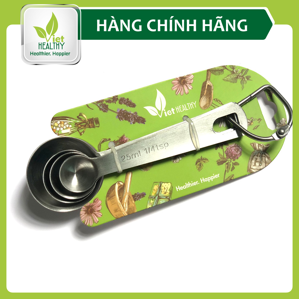 Bộ 4 thìa đong inox cao cấp