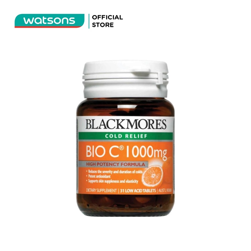 Thực Phẩm Bảo Vệ Sức Khỏe Blackmores Bio C 1000mg 31 Viên nhập khẩu