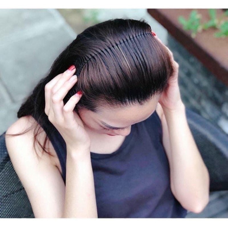 bờm xược tóc con mini bờm tóc con sau gáy