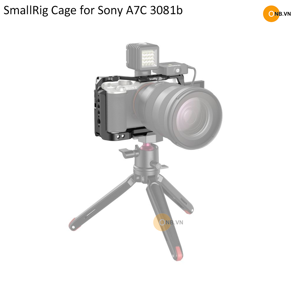SmallRig Cage Khung Sony Alpha a7c 3081b hỗ trợ quay