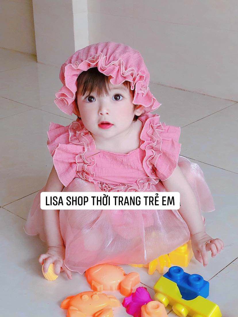 Body áo liền quần cho bé đầy tháng, thôi nôi