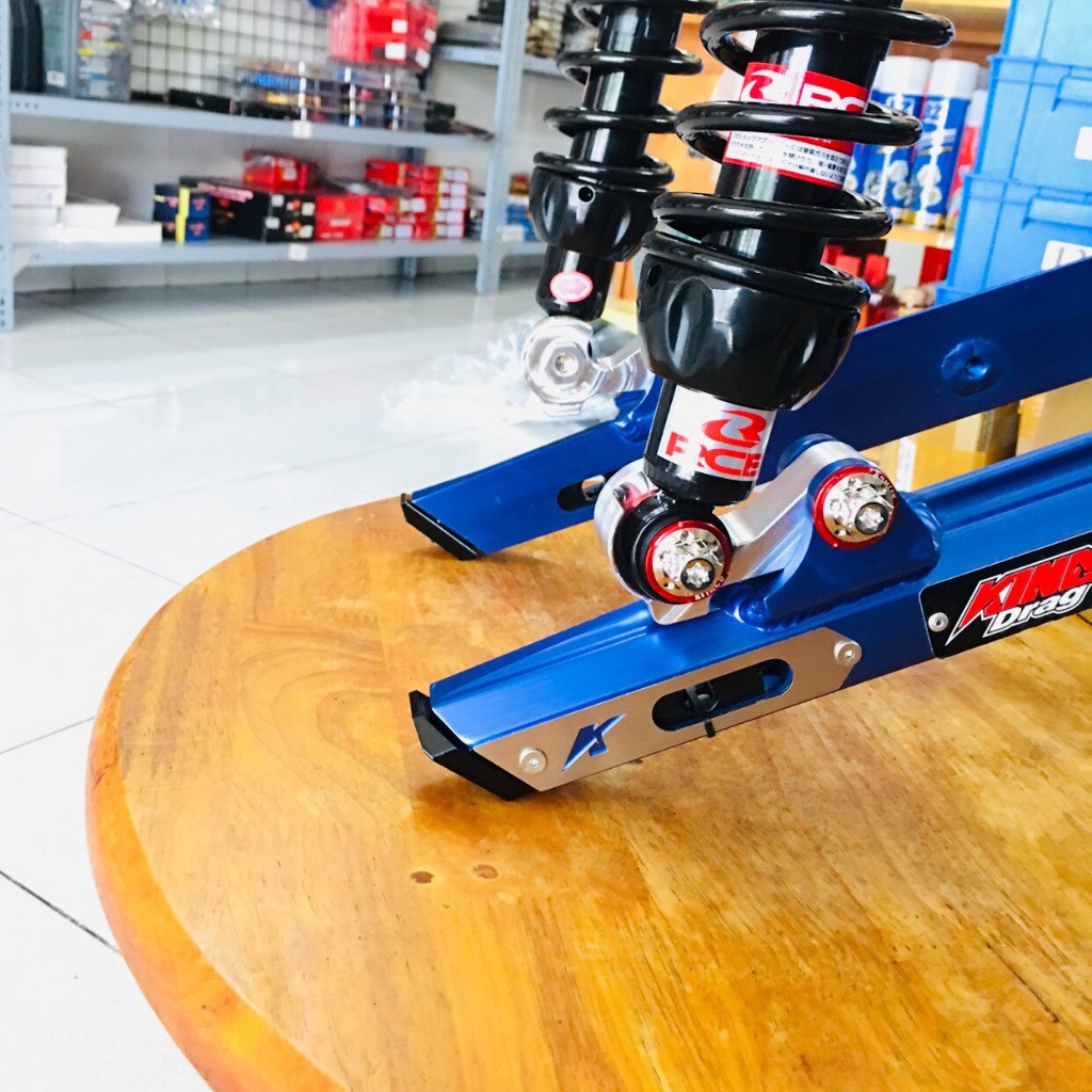 Cặp Pat Hạ Phuộc Nui Racing Nhôm CNC Chính Hãng Thái Lan Gắn Wave, Future, Sirius (Tặng 4 Ốc Salaya + 4 Long đền Kitaco)