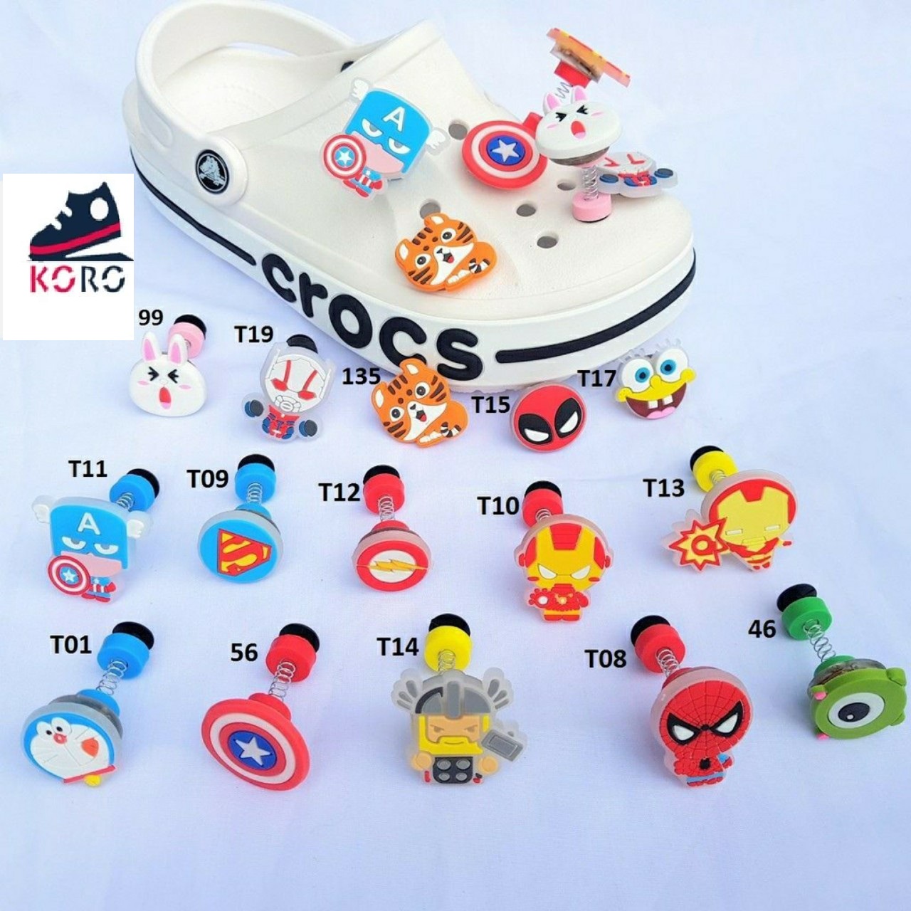 jibitz lò xo đèn💖FREESHIP💖jibitz cross KOROCROSSLXD1