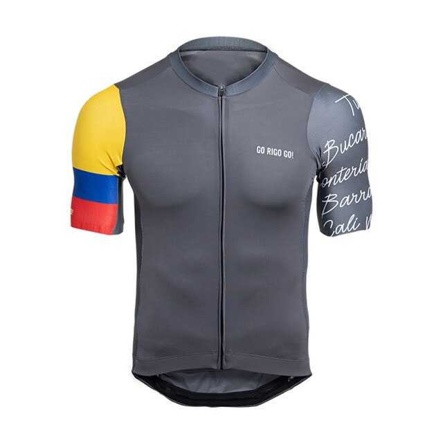 ZZOOI 2023 GO Rigo Go Colombia Men Cycling Jersey Team Bike Shirts Summer Short sleeve Clothing Cycles Shorts Sets Ciclismo Maillot