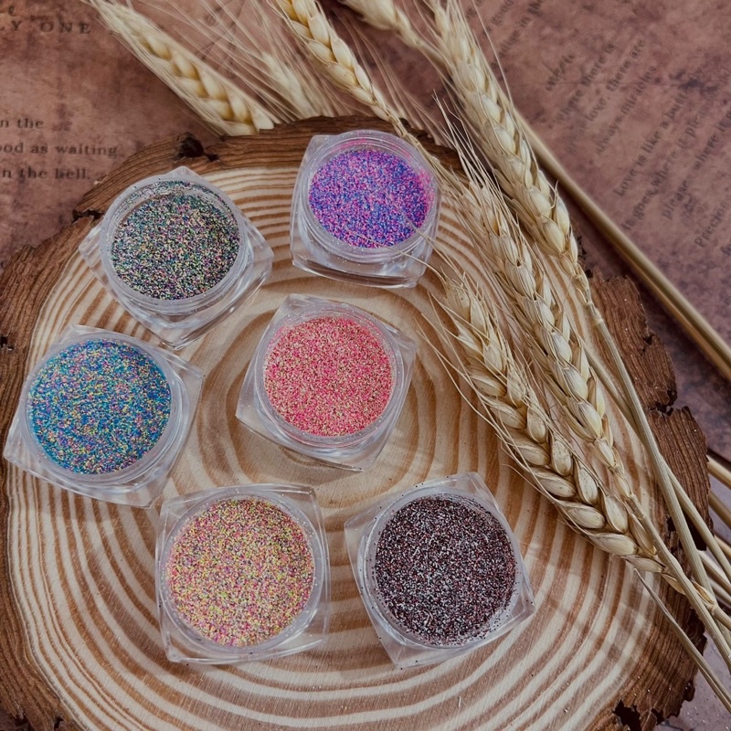 Set 6 hũ nhũ dạ mới nhất moon nail