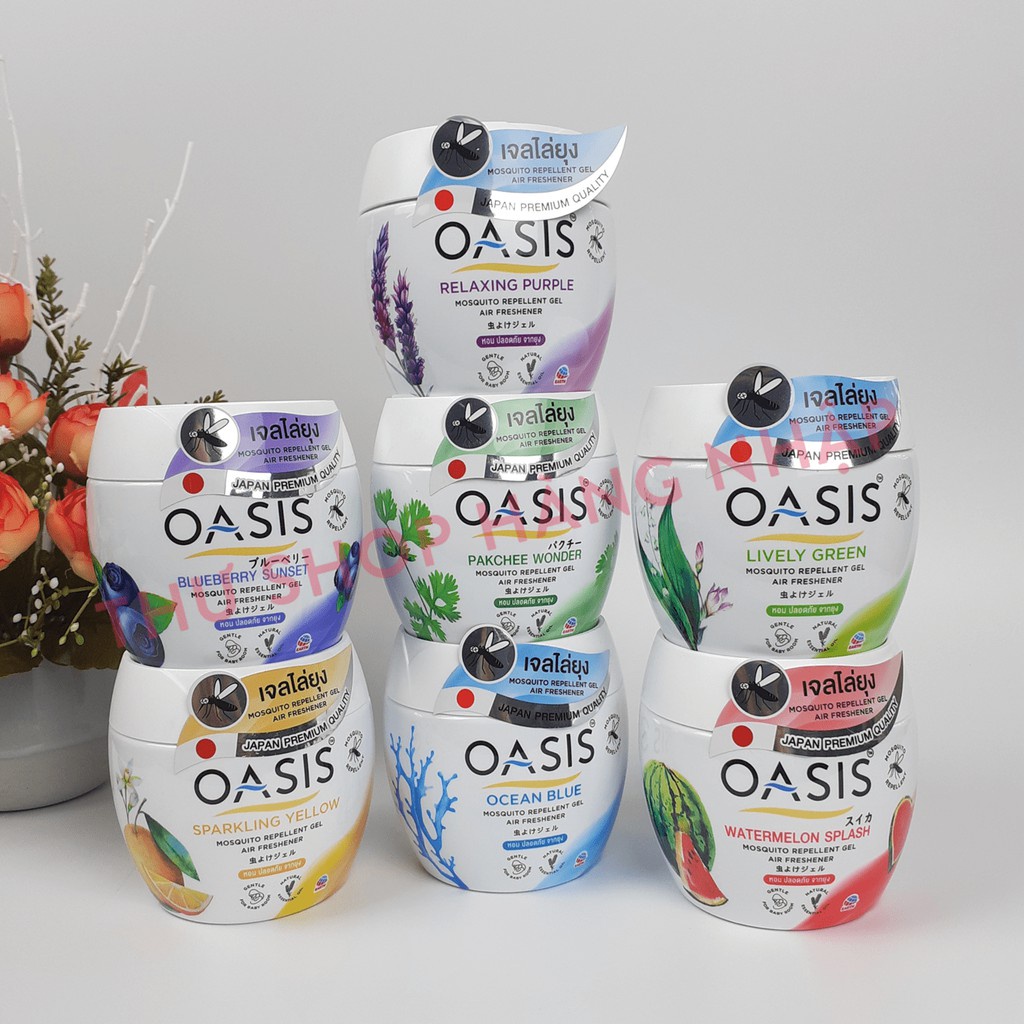 Sáp Thơm Phòng Đuỗi Muỗi Oasis Thái Lan Mùi Ngẫu Nhiên
