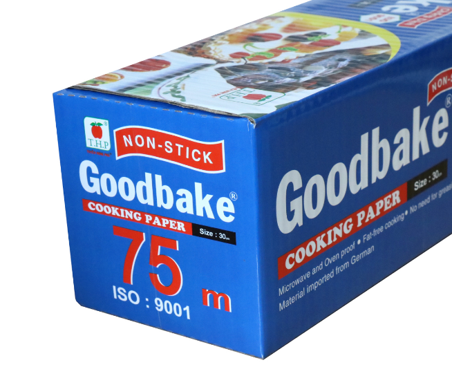 [GB75] [R30cm x D75m] GIẤY NẾN NƯỚNG BÁNH GOODBAKE Baking Paper
