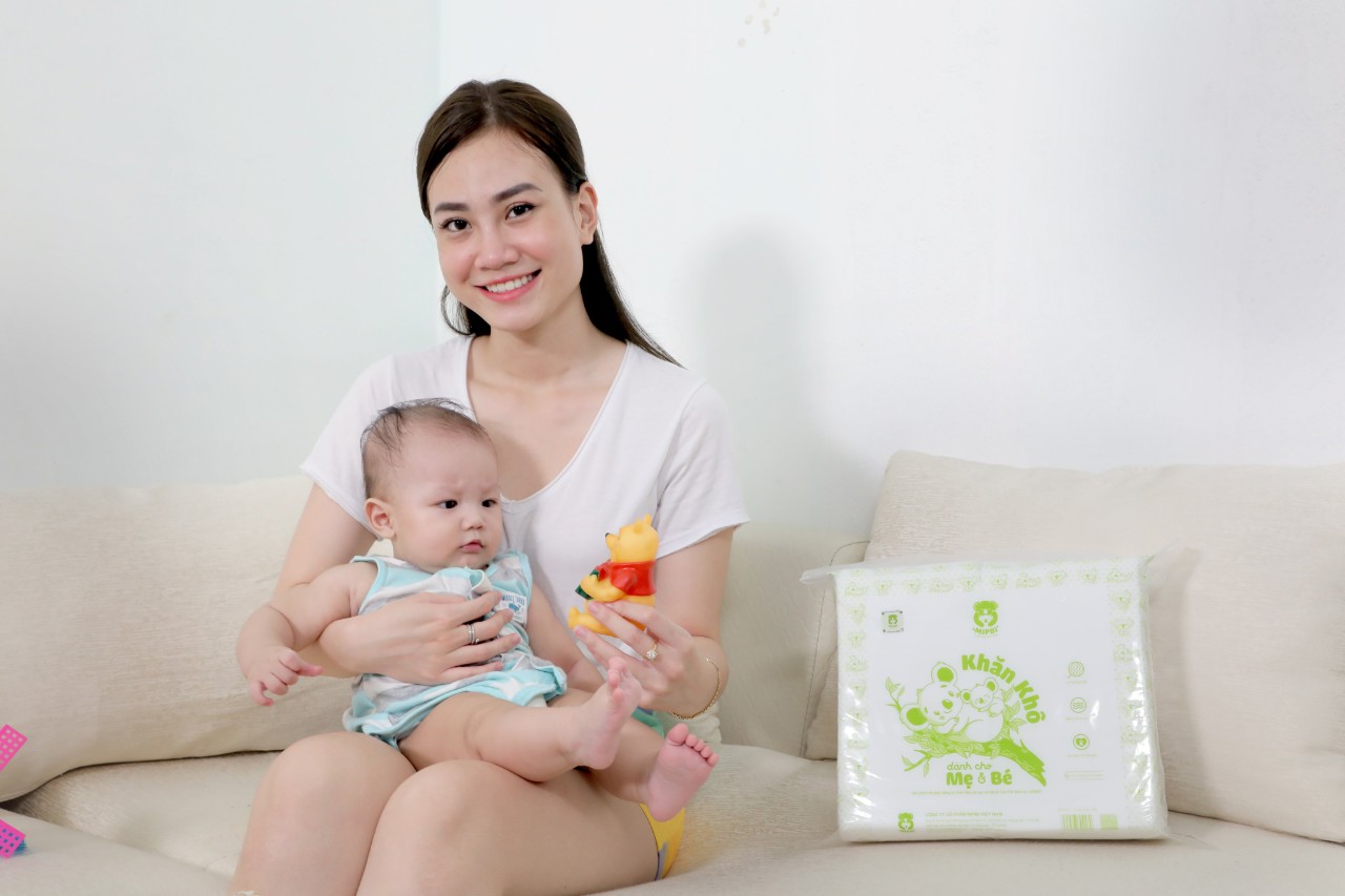 Khăn khô cho Mẹ và Bé Mipbi loại 600gr
