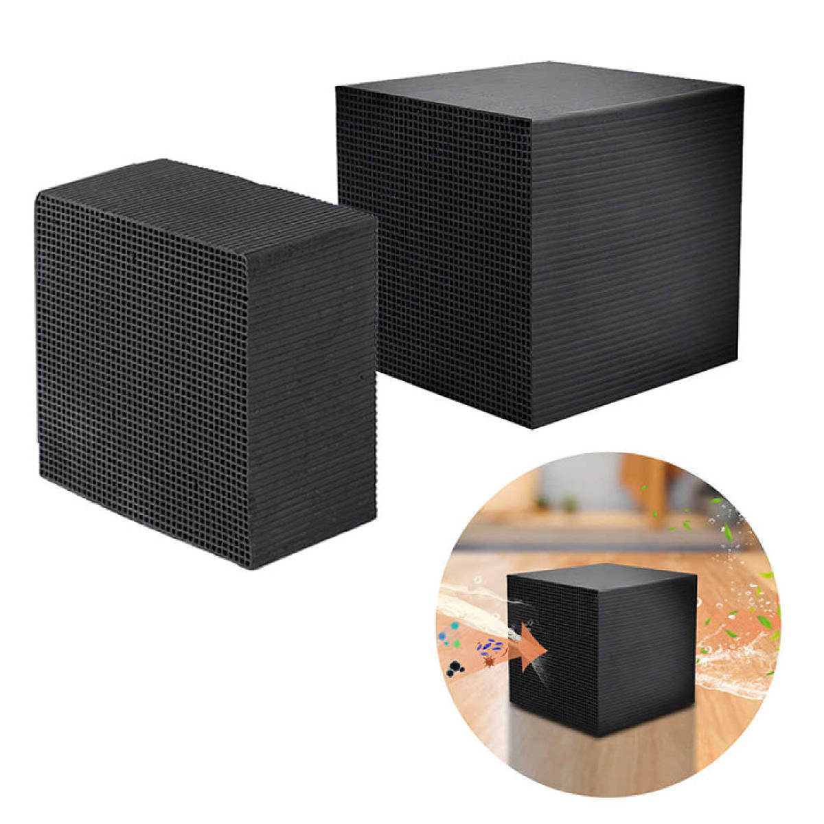 LỌC BỂ CÁ - THAN HOẠT TÍNH LỌC BỂ CÁ SIZE LỚN ( 10 *10 )