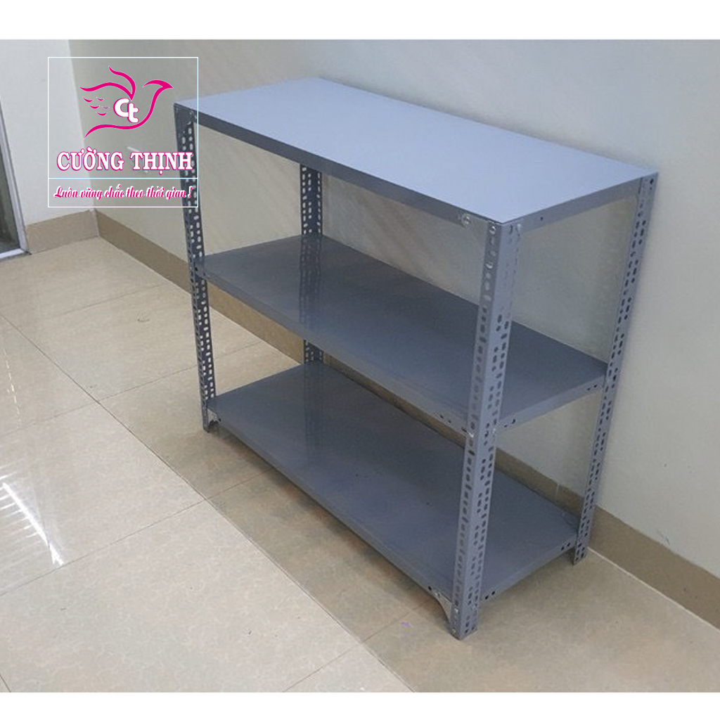 Kệ sắt mini 3 tầng, cao 100cm x dài 80cm x rộng 40cm, kệ sắt đa năng
