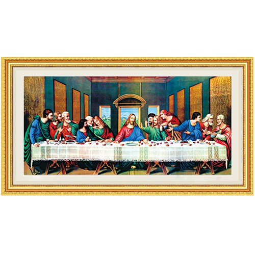 Tranh đính đá 5d tự làm bữa tiệc ly. kích thước: 1m x 51cm