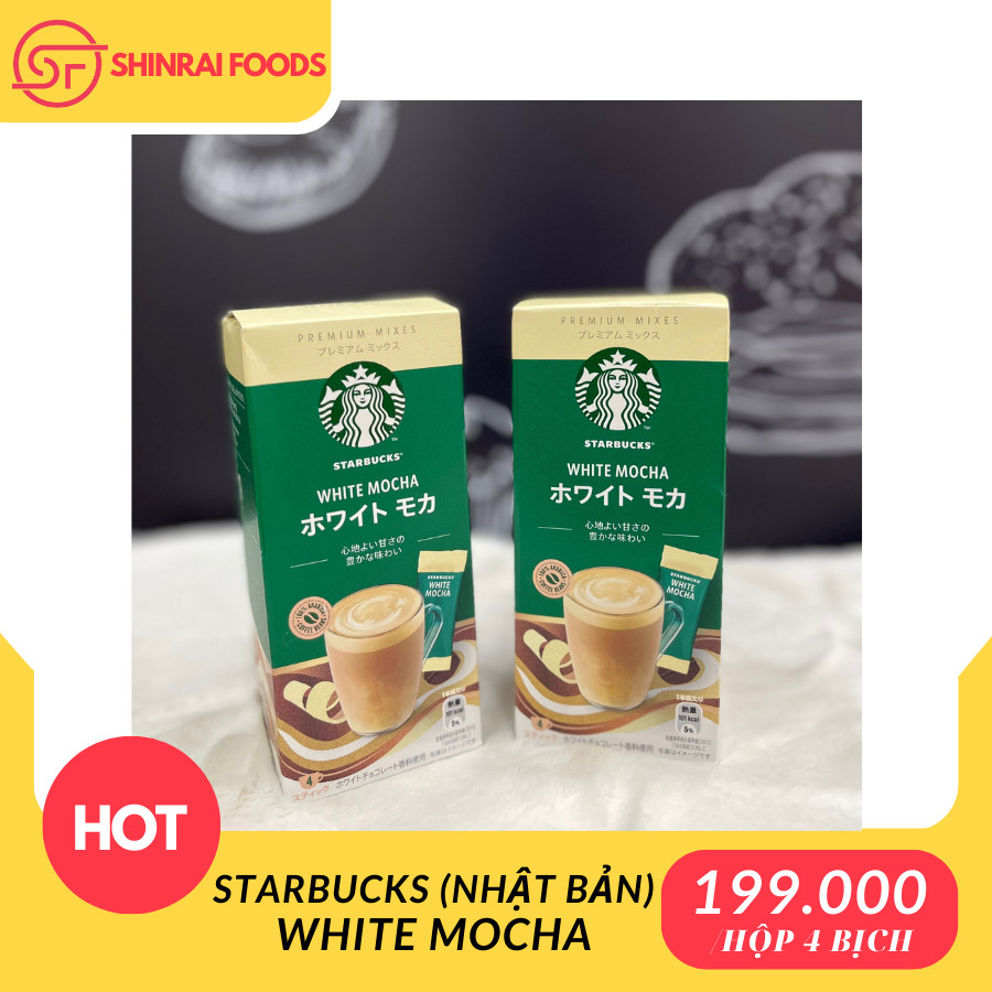Cà phê hòa tan Starbucks-đủ vị (Hộp 4 gói x 14g)
