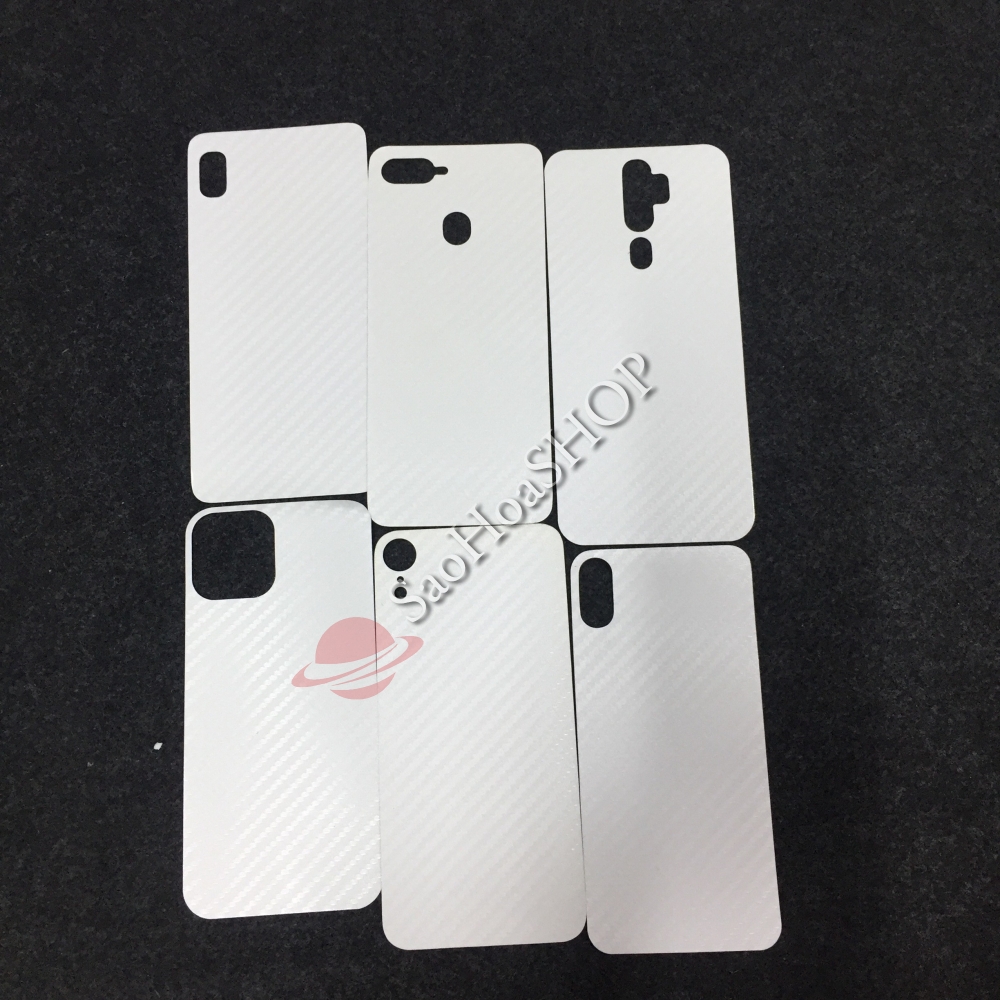(ALL) Combo 2 miếng dán carbon mặt sau điện thoại