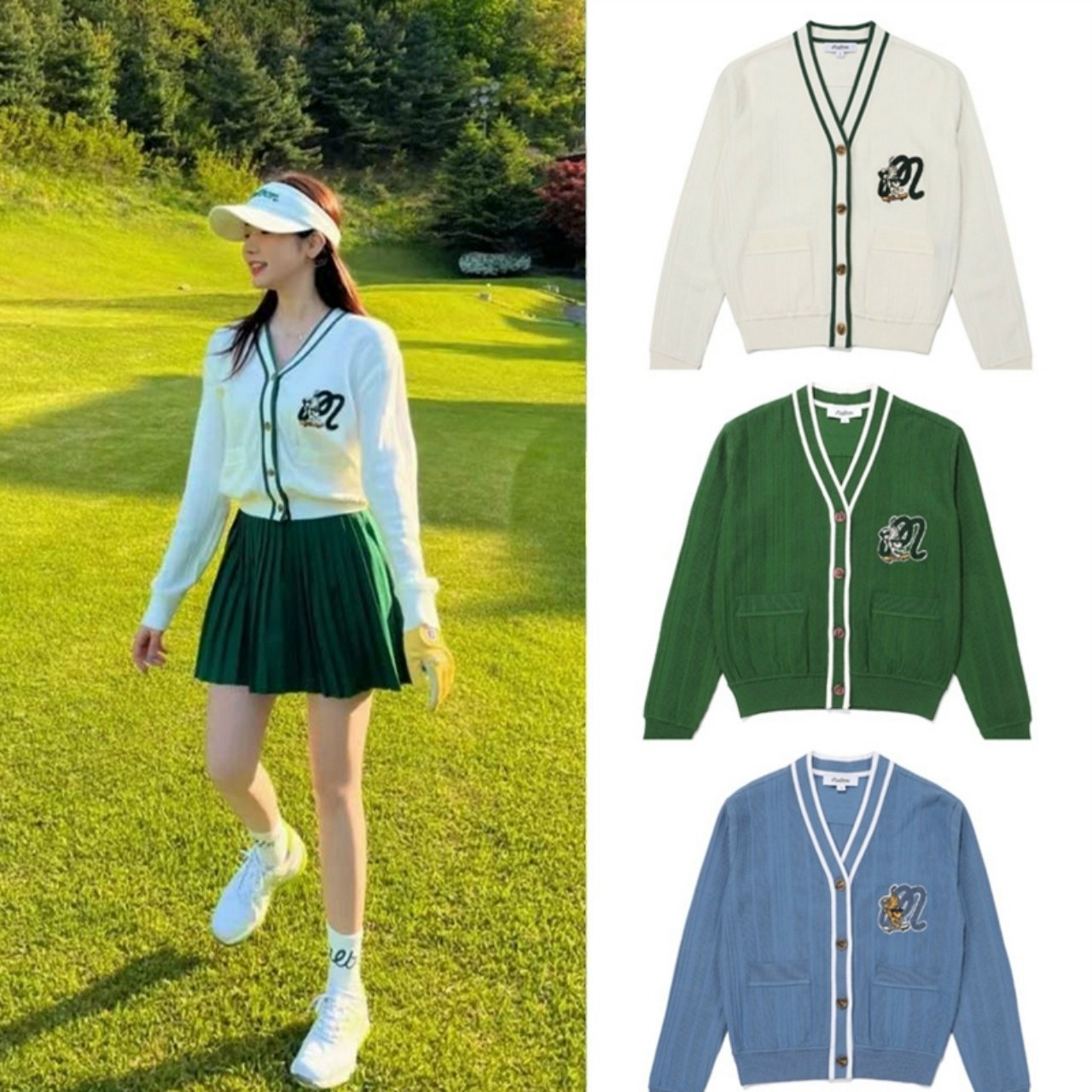 [SALE KHỦNG][3 MÀU] ÁO LEN CARDIGAN NỮ MALBON AUTHENTIC