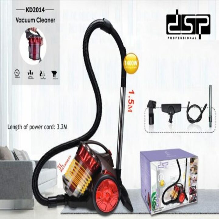 Máy hút bụi cao cấp nhãn hiệu DSP KD2014, công suất 1600W