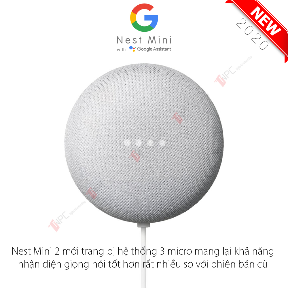 Google Nest Mini (thế hệ 2) loa thông minh trợ lý ảo Google Assistant (Home Mini 2)