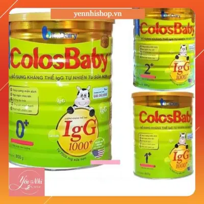 ✠♕✌ Sữa ColosBaBy Gold 1000IgG 800g Đủ số 0 1 2 date 2023