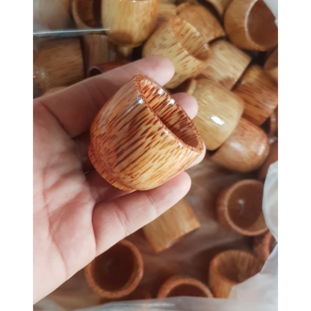 Chung, ly, tách uống trà, uống rượu gỗ dừa