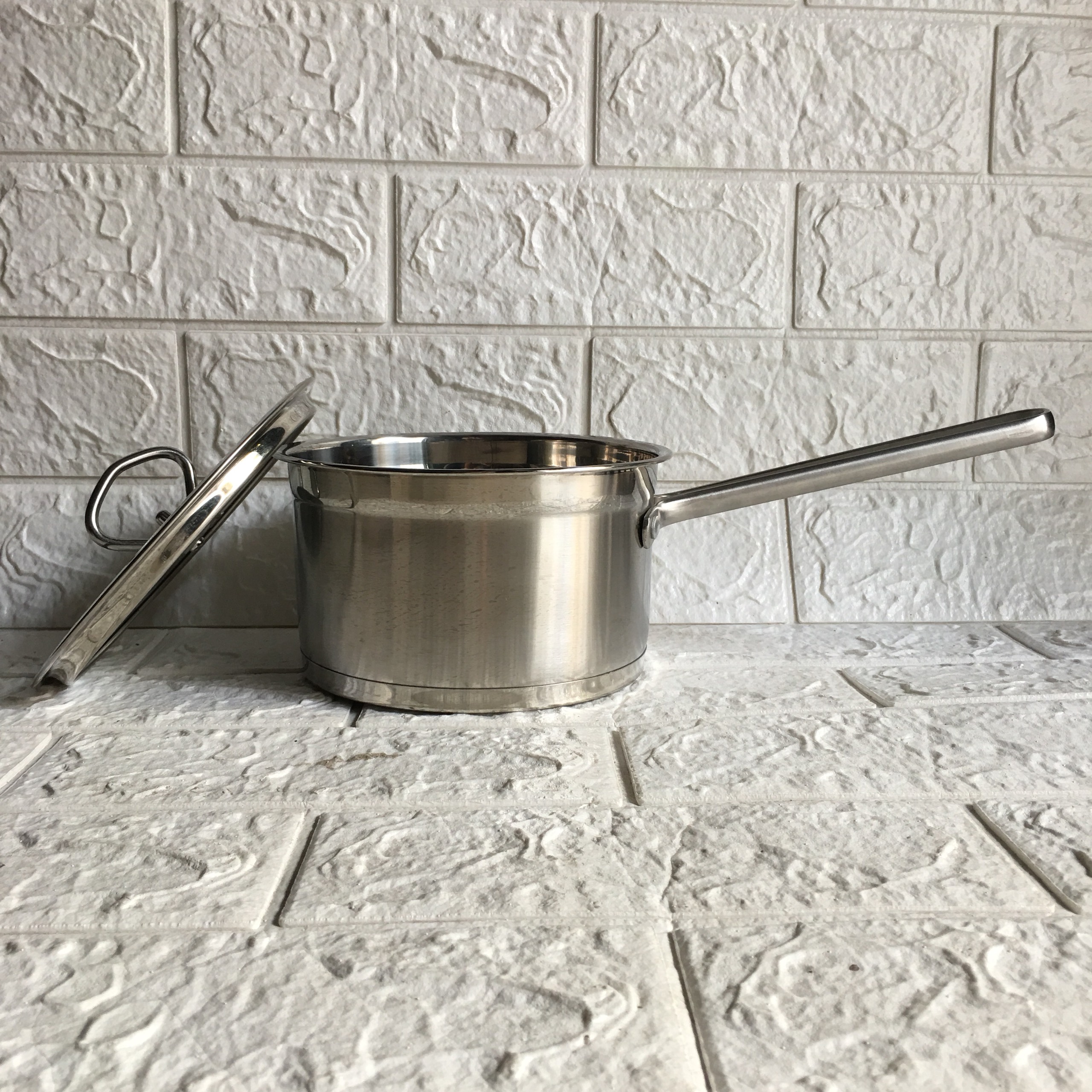 Quánh Inox 304. Size 14cm-16cm-18cm.