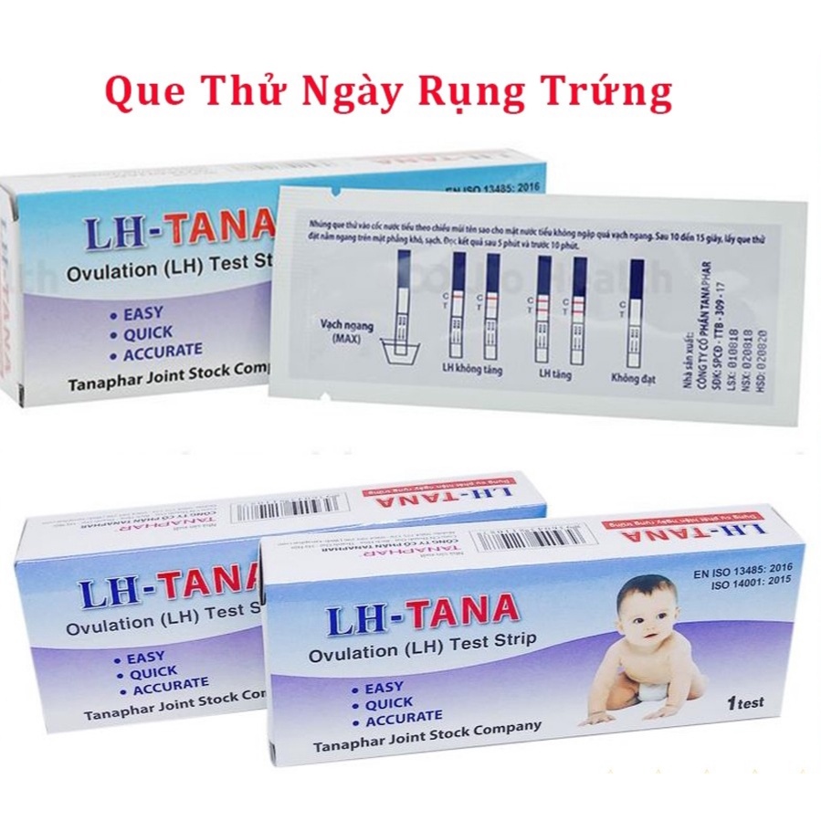 Hộp (12 bộ) que thử rụng trứng LH-TANA