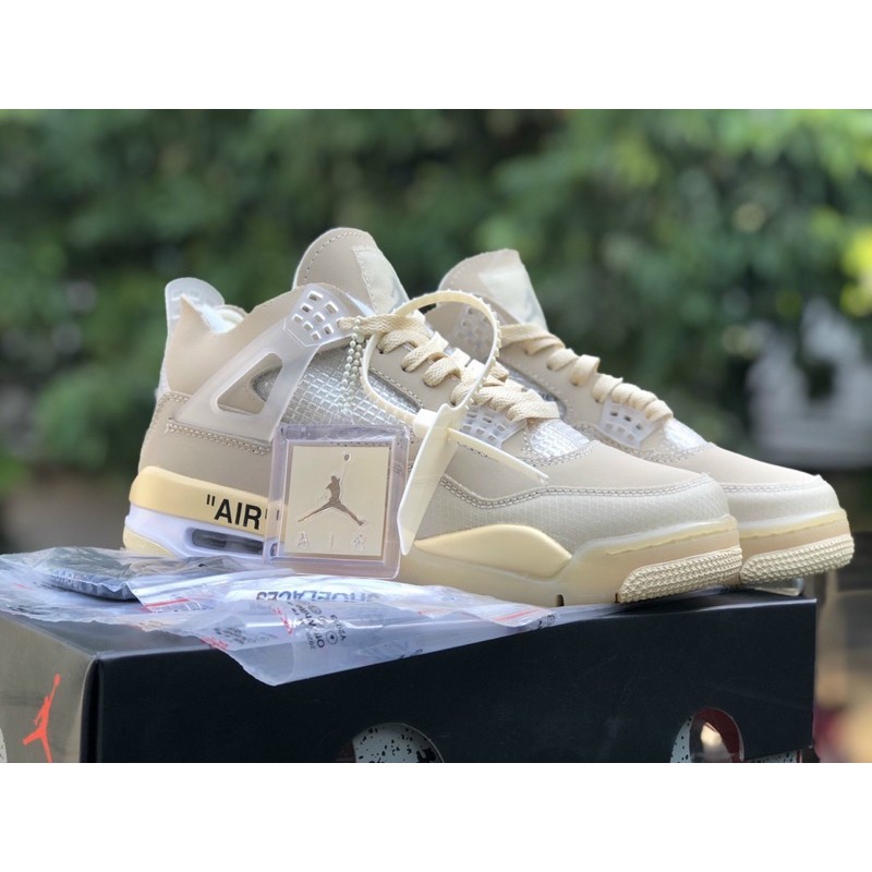 giầy jdan4 off white hàng 1:1 ( full box + free ship )