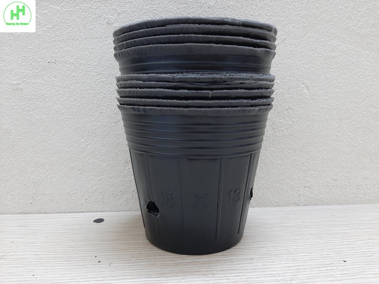 1kg chậu nhựa mềm ươm cây 15x13 - bịch, túi bầu ươm cây 15x13; 1kg = khoảng 260-280 chiếc
