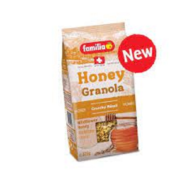 Cereal crispy mixed nuts, raisins and honey Familia