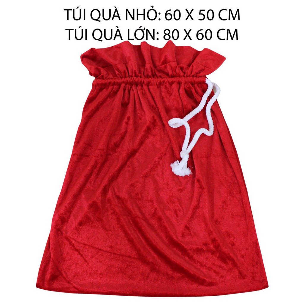 Mũ, nón, râu, túi hóa trang ông già Noel - Phụ kiến hóa trang Ông Già Noel