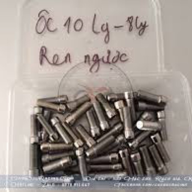 Ốc 8 và 10 ly ren ngược (giá 1 con)