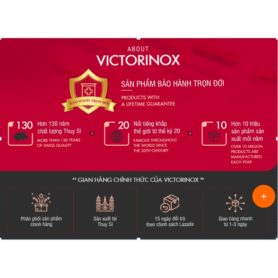 Bao da Victorinox - Leather Case 4.0531