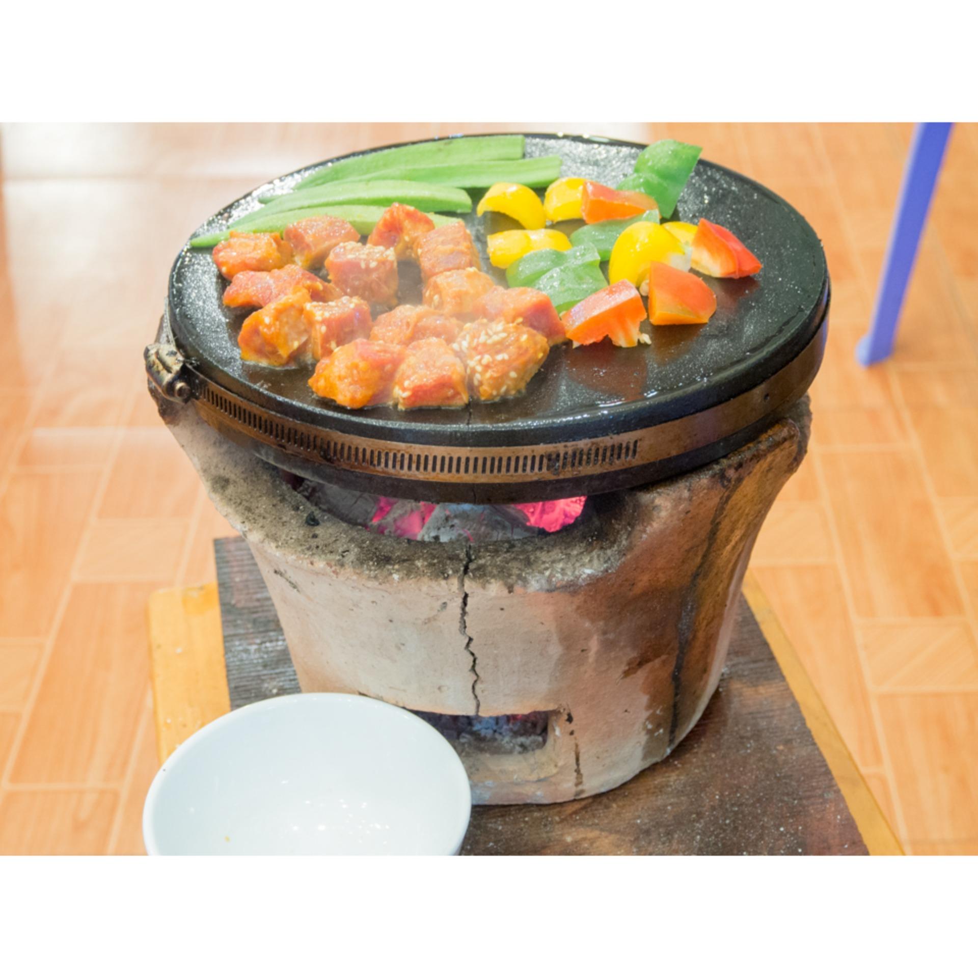 Đá nướng núi lửa không khói loại tròn lớn 25