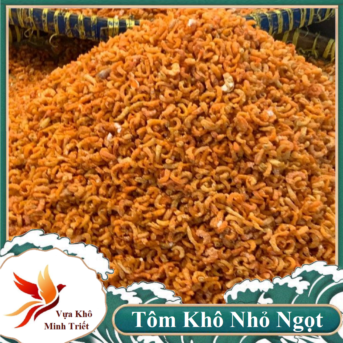 tôm nhỏ khô, Món ngon với tôm nõn,  100% tôm tự nhiên, không phẩm màu, không chất bảo quản- Vựa Khô Minh Triết
