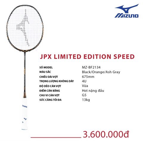 VỢT CẦU LÔNG MIZUNO JPX LIMITED EDITION SPEED