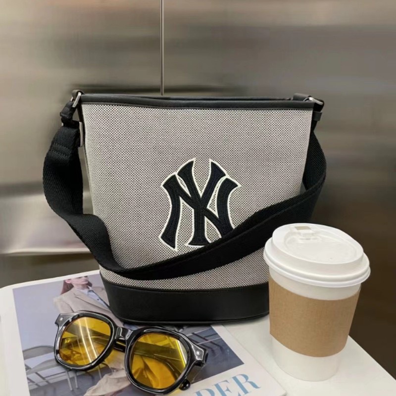 (Chuẩn Hãng) Túi xách đeo chéo MLB TOTE BUCKET Canvas cao cấp