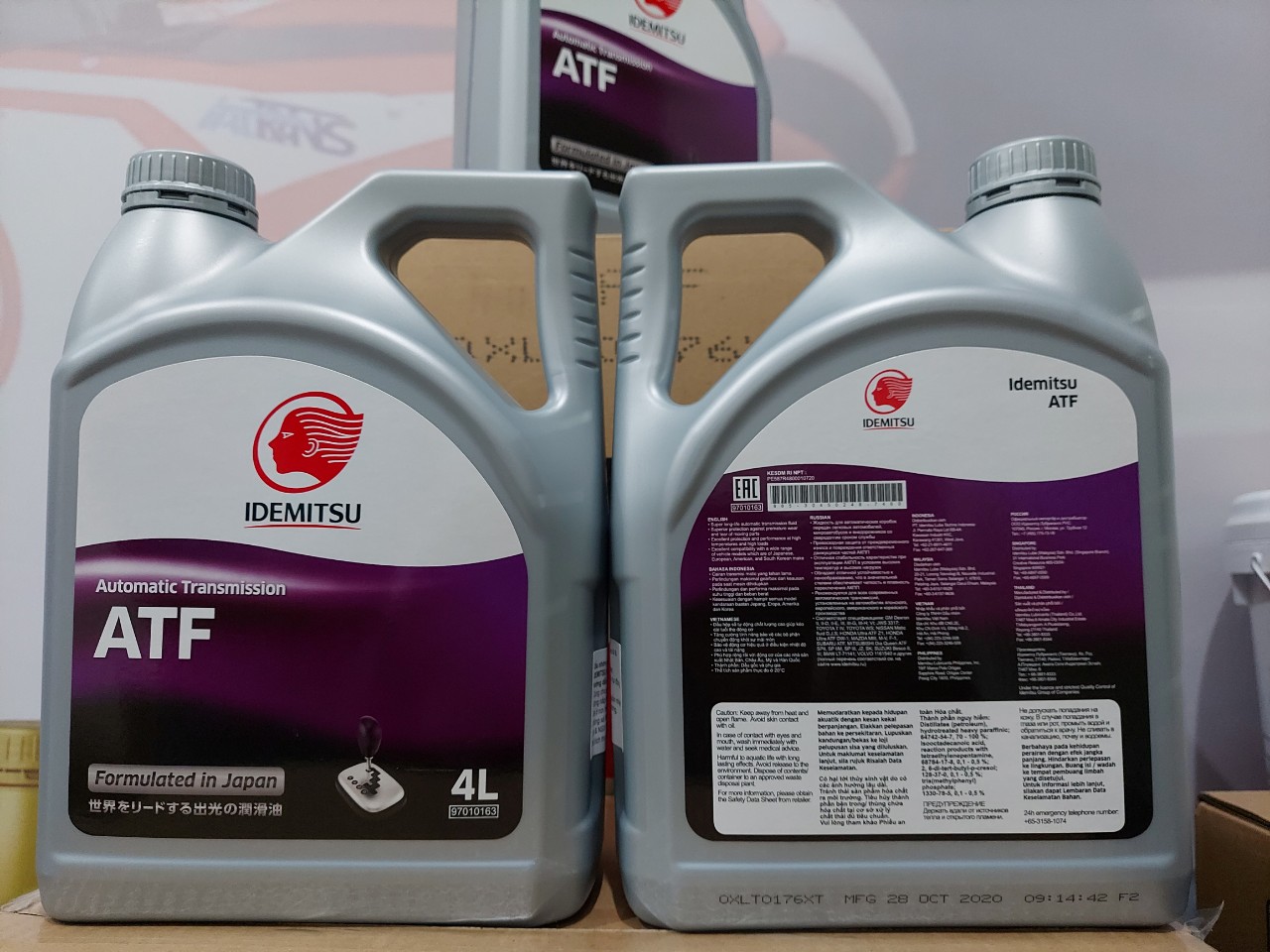 DẦU HỘP SỐ IDEMITSU ATF ĐÓNG GÓI 4LIT