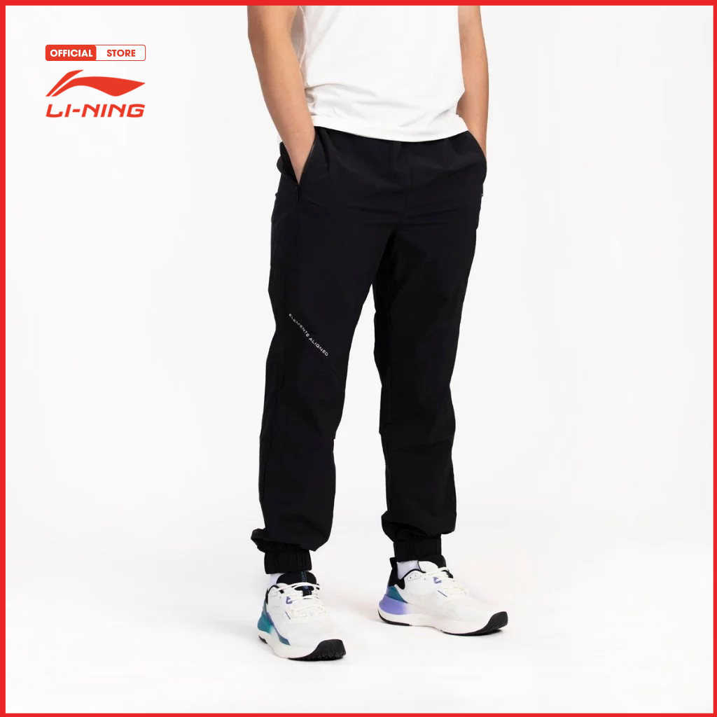 Quần gió thể thao nam li-ning aykt749-2