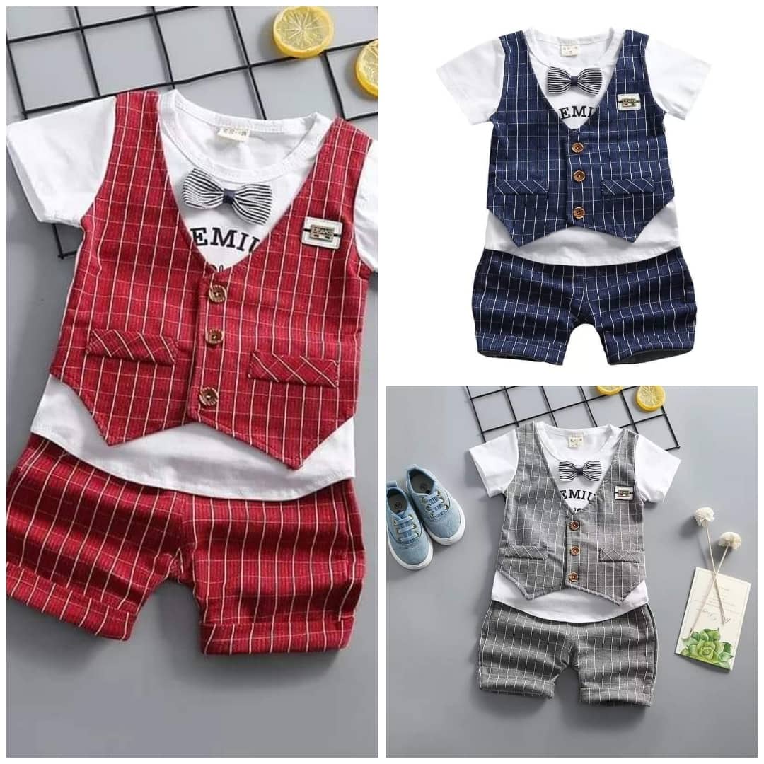 [HCM]bộ công tử chất cotton mềm mại cho bé