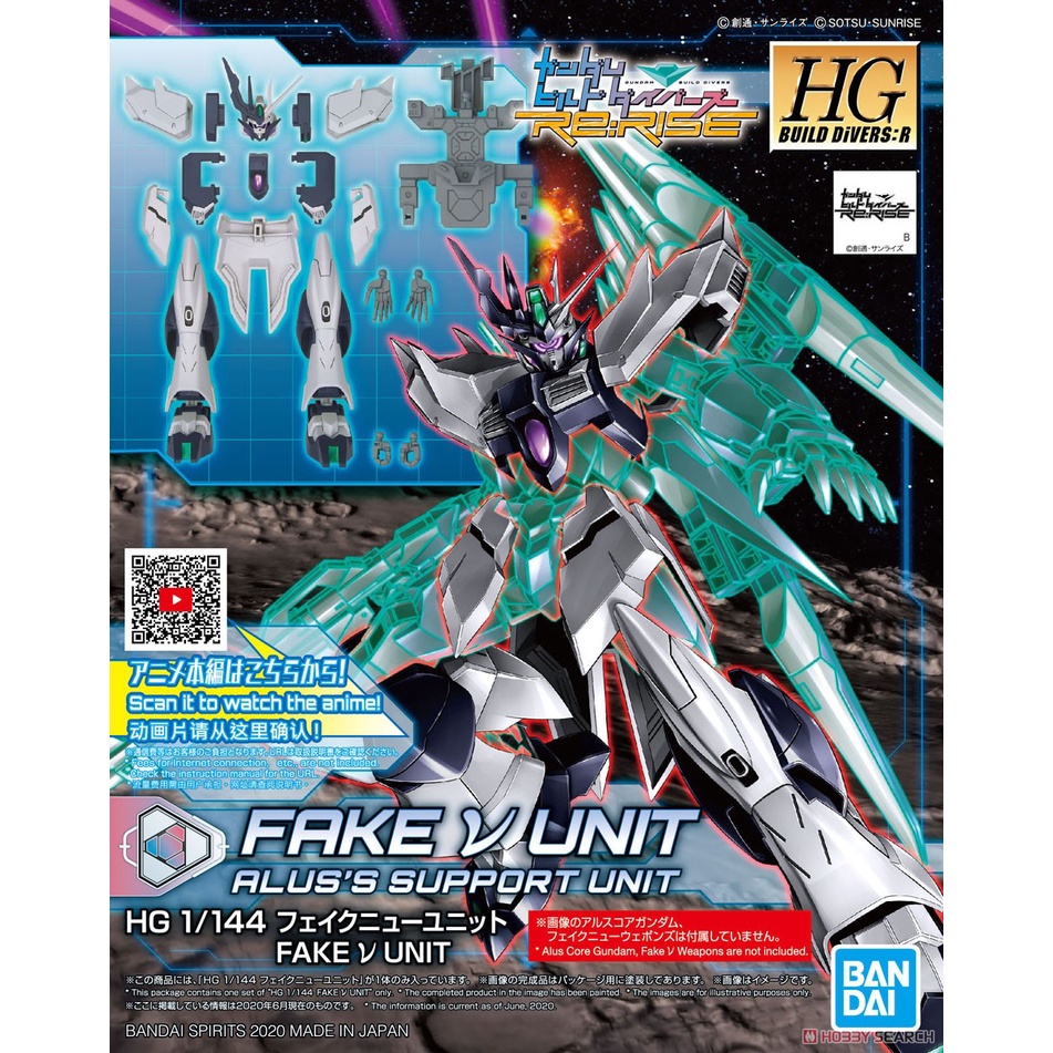 Mô hình lắp ráp hg bd r fake nu unit 029 bandai 4573102602466