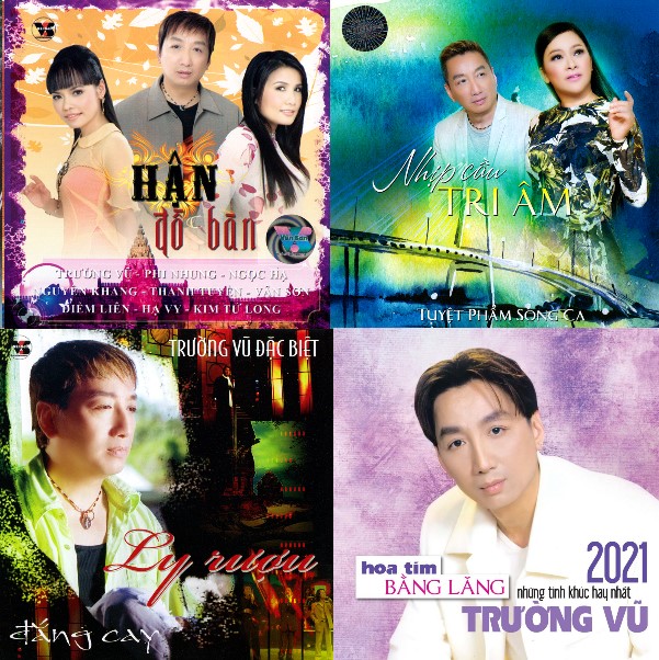 Bộ 4 đĩa cd trường vũ