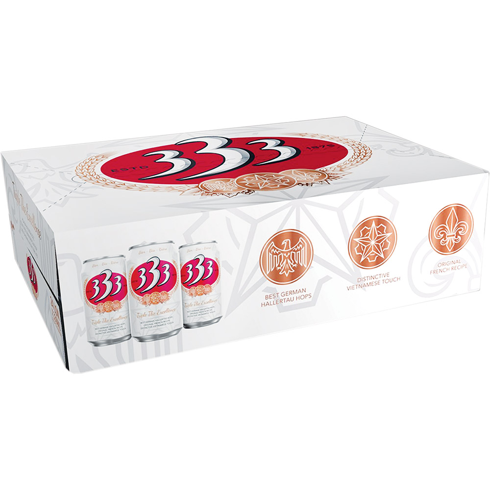 Thùng Bia 333  24lon/330ml