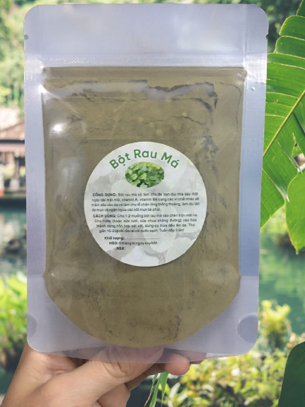 Bột Rau Má Nguyên Chất - Mờ Sẹo Mụn