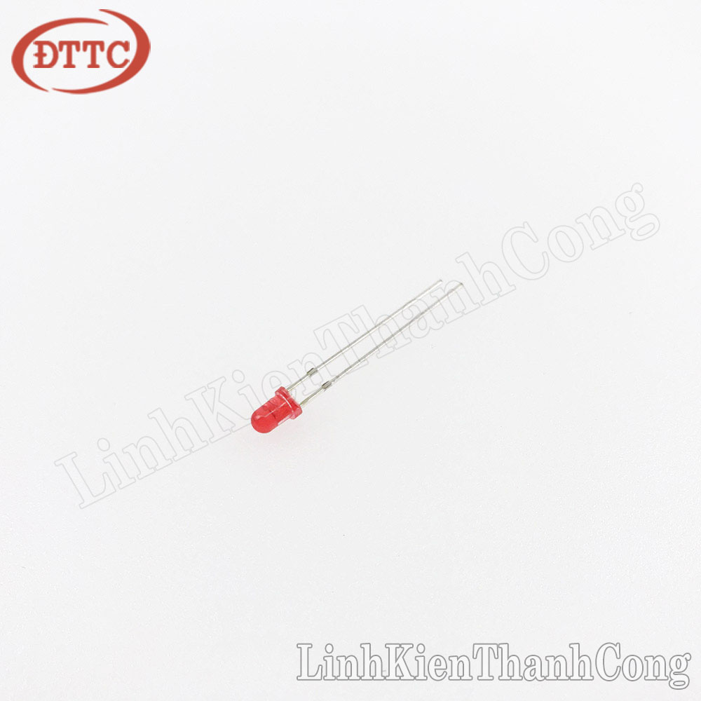 Bộ 5 Chiếc LED 3MM ĐỎ ĐỤC