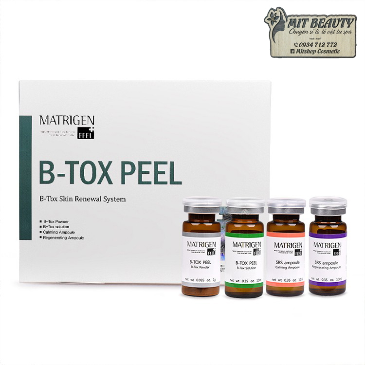 [HCM][CHÍNH HÃNG] Thay da sinh học Hàn Quốc  B-Tox  BTOX PEEL MATRIGEN vi tảo có tem Hidden tag NGUYÊN HỘP