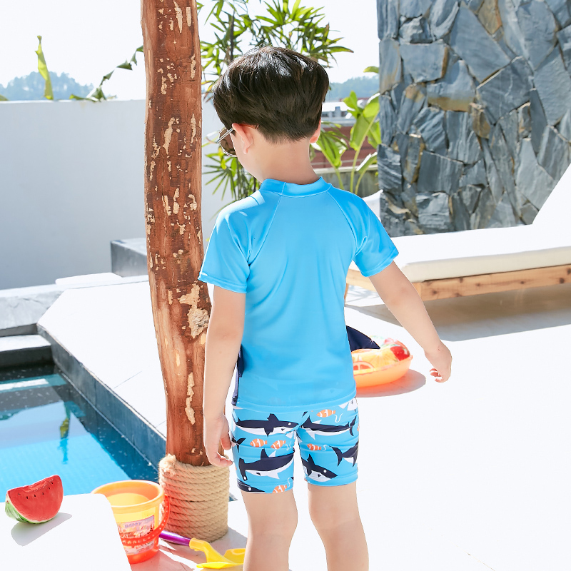Đồ bơi bé trai hình cá dễ thương